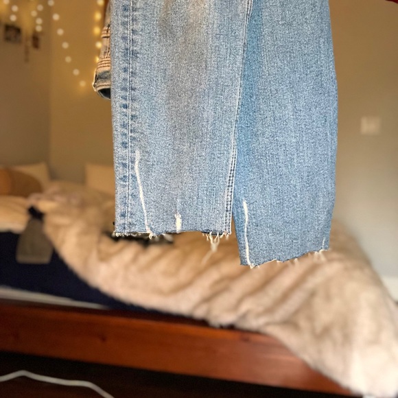 zara embroidered denim jeans - Picture 3 of 6